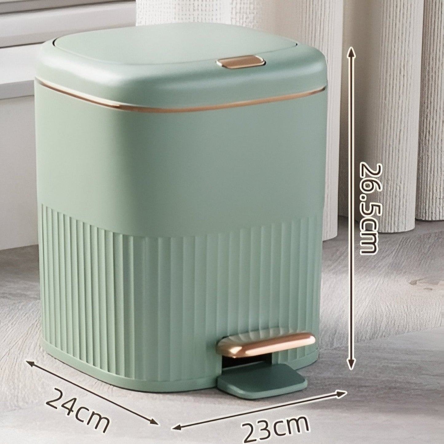 Stylish Pedal Trash Can for Effortless Waste Disposal
