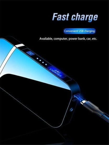 Wind-Resistant Electric Lighter with Touch Activation