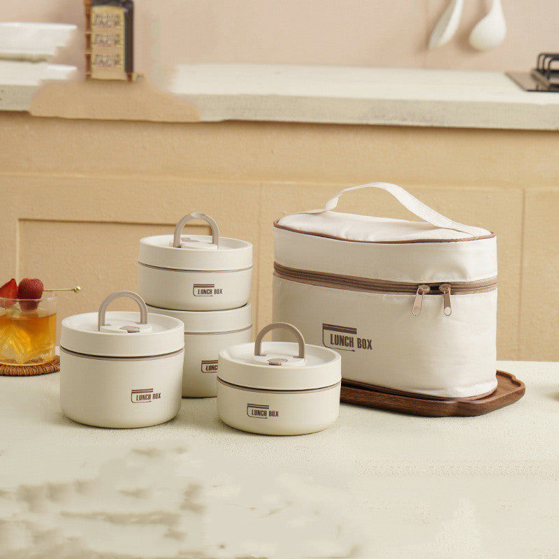 Thermal Insulated Stainless Steel Lunch Box Set for Everyday Use