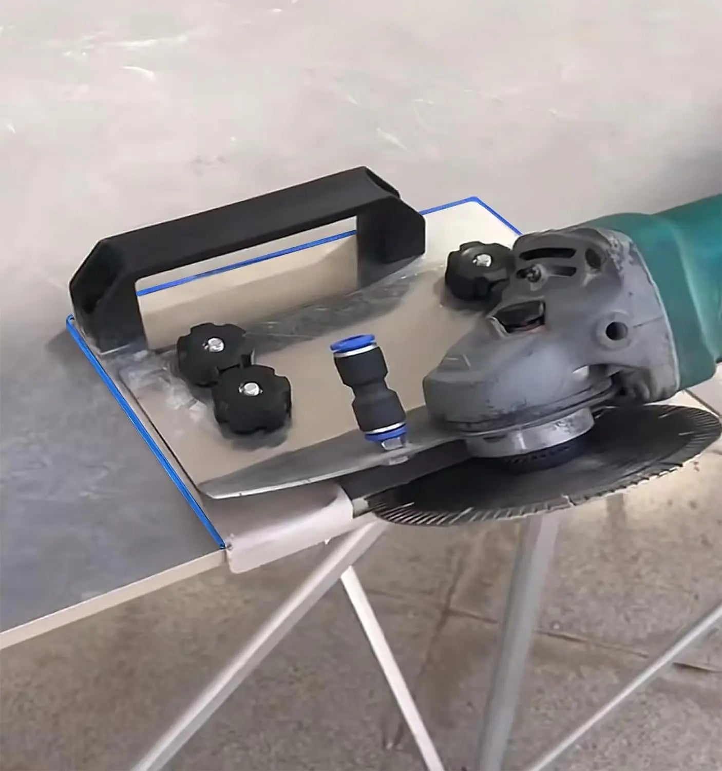 Precision 45° Tile Cutter Holder for 100mm Grinders