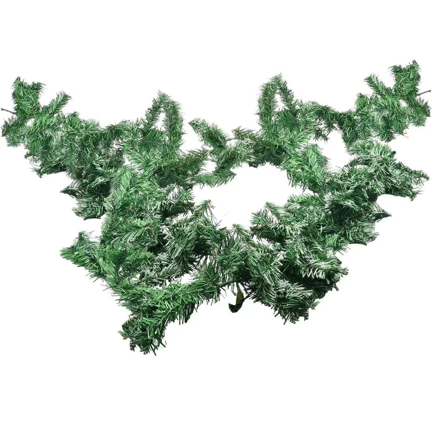 Artificial Pine Garland for Holidays | 2.7 m Thick PVC Christmas Décor for Stairs, Fireplace & Windows