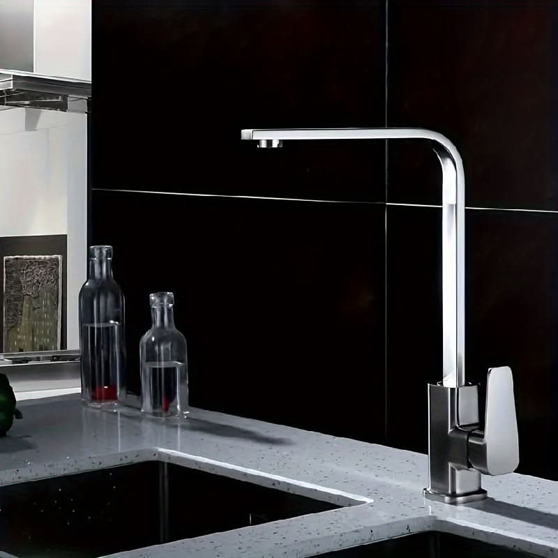 Rotating Kitchen Tap with Hot and Cold Water Functionality