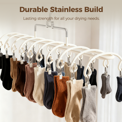 Double Capacity Clothes Drying Rack for Faster Drying