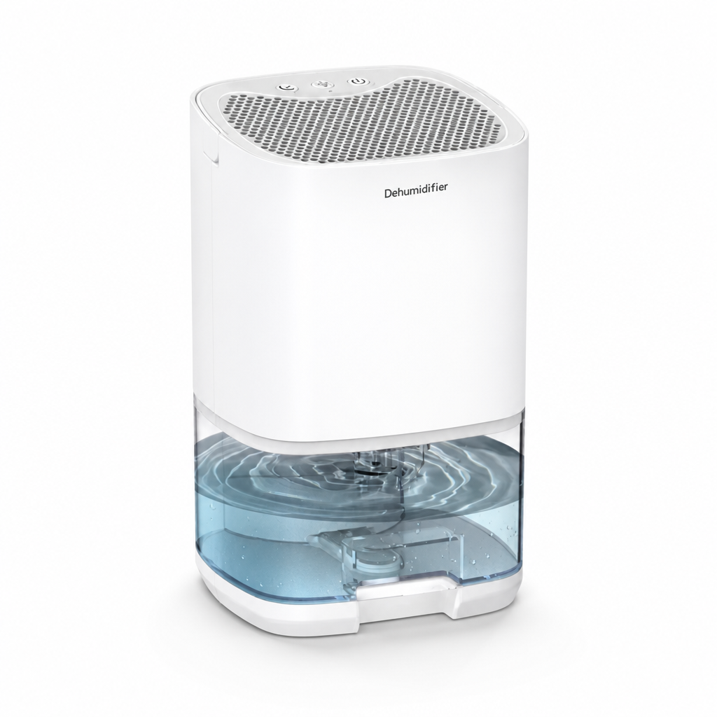 Whisper-Quiet Dual Action Humidity Controller & Air Cleaner
