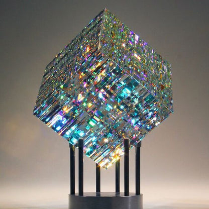 Chroma Cube Art Ornaments – Fantasy Magic Decorative Accents