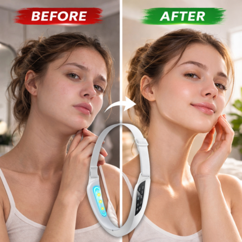 At-Home Jawline Sculpting Tool for a Youthful, Firm Appearance