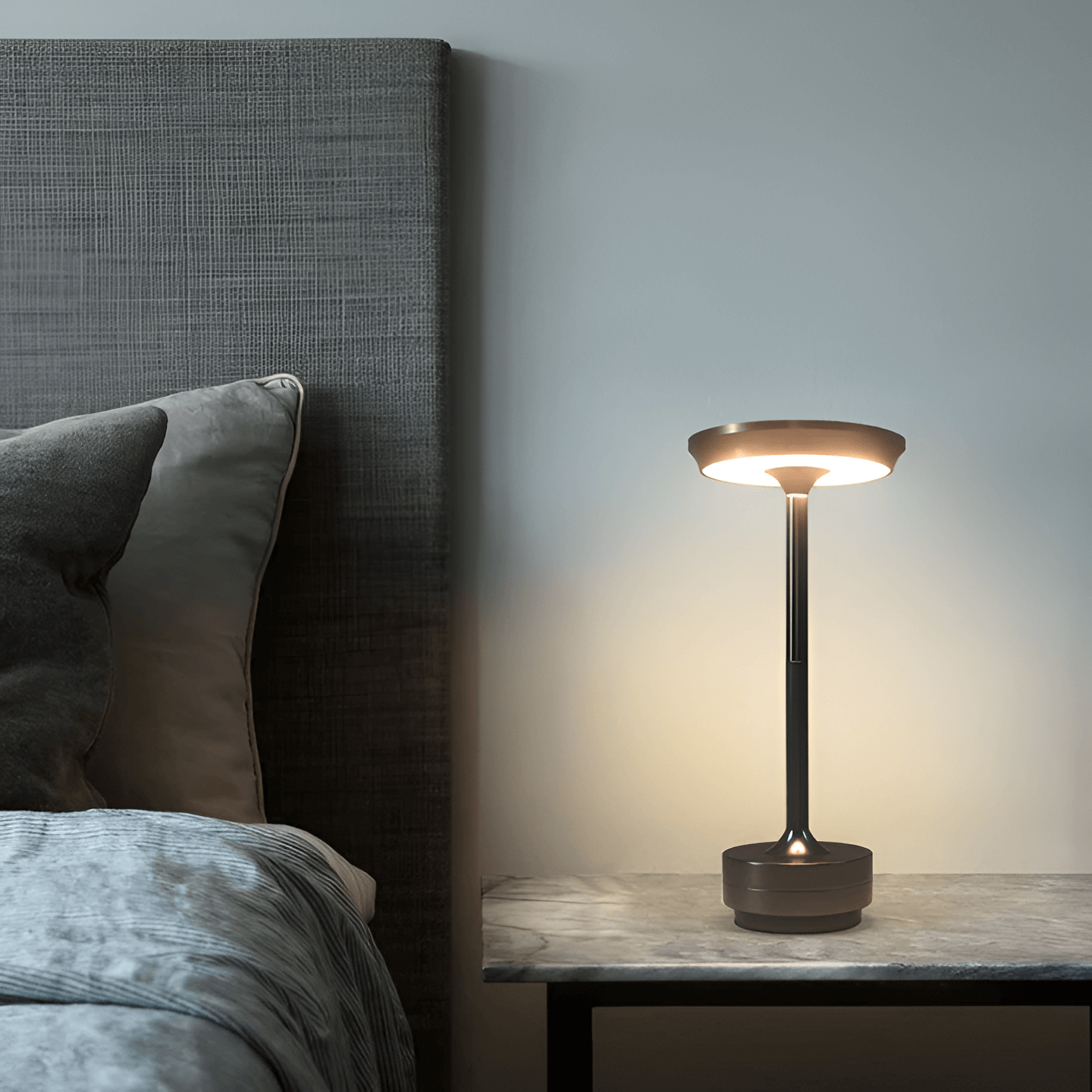 Wireless LED Table Lamp with Rechargeable Battery