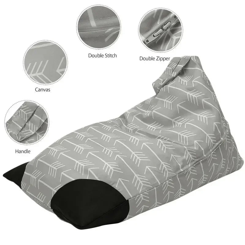 Large Toy Storage Bag for Kids | Portable Bean Bag Organizer