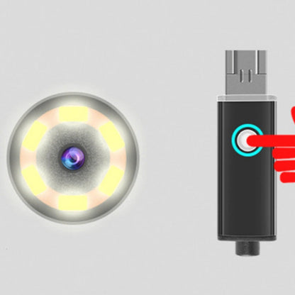 Waterproof USB Endoscope Camera with LED Light - 3-in-1