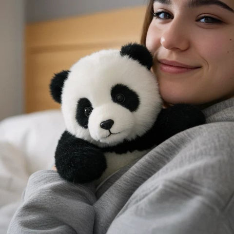 CuddleMate Panda: Soothing Plush Companion for All Ages