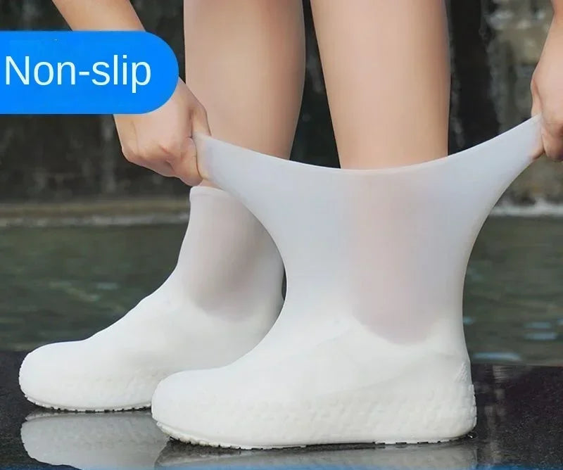 Silicone Waterproof Shoe Covers | Reusable & Slip-Resistant | Fits Sizes 34-45 | Outdoor Weather Protection