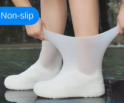 Silicone Waterproof Shoe Covers | Reusable & Slip-Resistant | Fits Sizes 34-45 | Outdoor Weather Protection