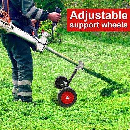Adjustable Support Wheel for Lawn Trimmers – 2.3–2.8 cm FlexWheel