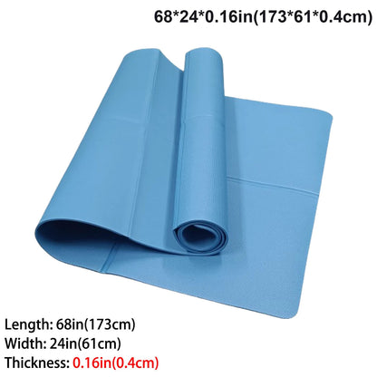 Foldable Yoga Mat | EVA Material | 3–6 mm Thickness | Lightweight & Non-Slip | 173x60 cm