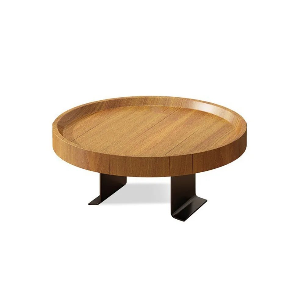 Stylish Armrest Tray with Sturdy Wooden Surface and Metal Frame – Perfect for Organizing Essentials