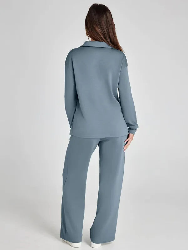 Cozy Hoodie Set in Violet | Stylish and Comfortable Lounge Wear