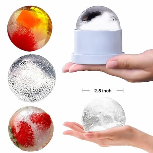 ChillSphere Ice Ball Maker – 2-Pack for Perfect Drinks