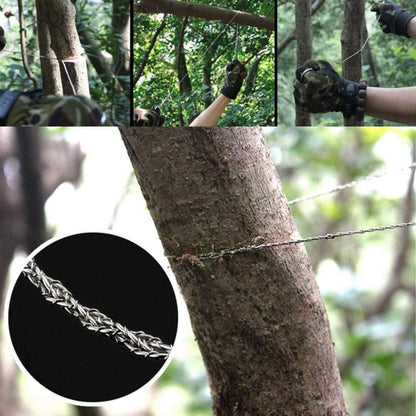 Lightweight Wire Saw for Effortless Outdoor Branch Cutting
