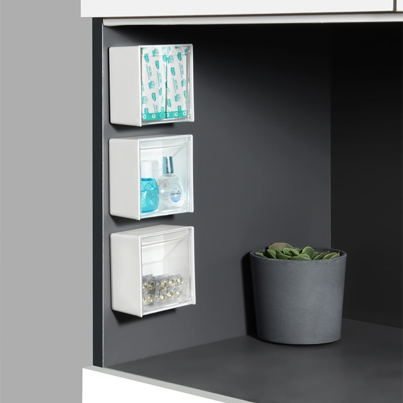 Wall-Mounted Folding Lid Storage Box
