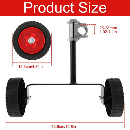 Adjustable Support Wheel for Lawn Trimmers – 2.3–2.8 cm FlexWheel
