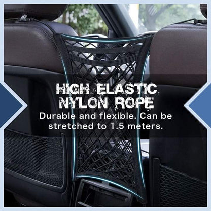 Versatile Elastic Cargo Net for Safe Driving