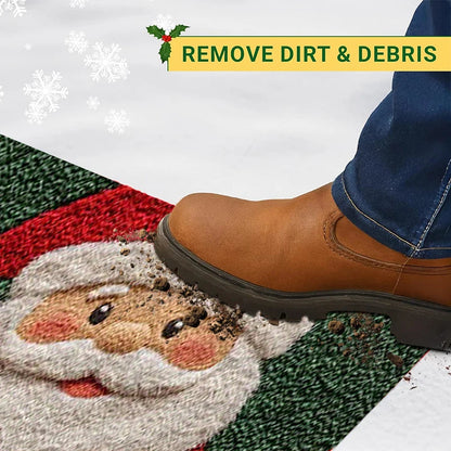 Christmas Door Mat with Gingerbread Man Design | Washable & Non-Slip | Indoor & Outdoor Use | 2026 Version