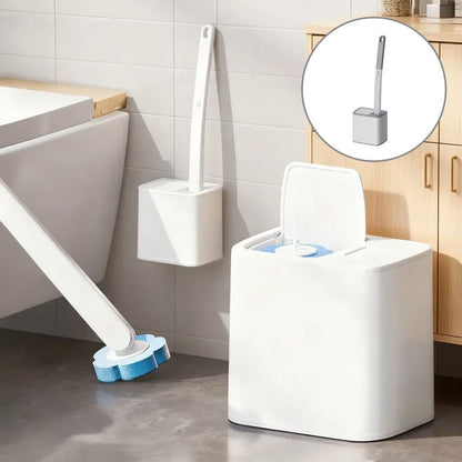 Single-Use Toilet Brush Set for Effortless Cleaning