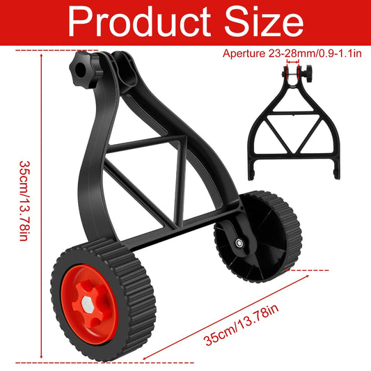 Adjustable Support Wheel for Lawn Trimmers – 2.3–2.8 cm FlexWheel