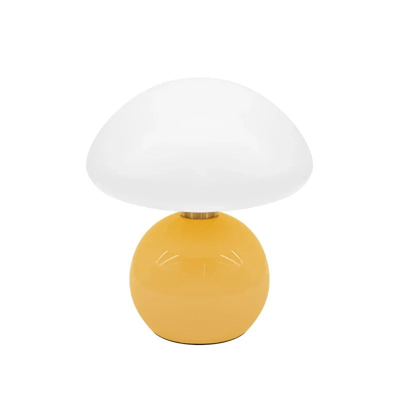 Glass Bedside Lamp with Elegant Design