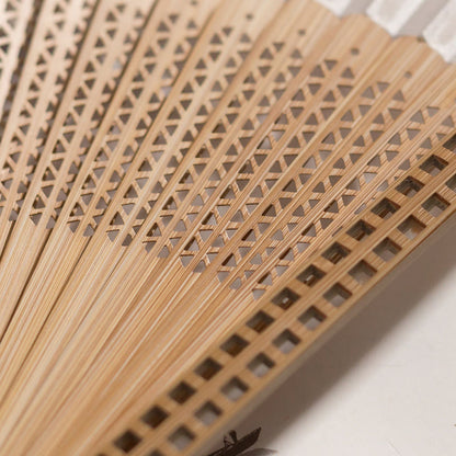 Bamboo Silk Handcrafted Fan
