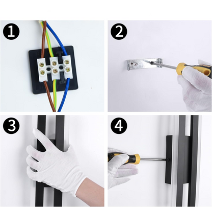 Minimalist Modern Indoor Slim LED Wall Fixture