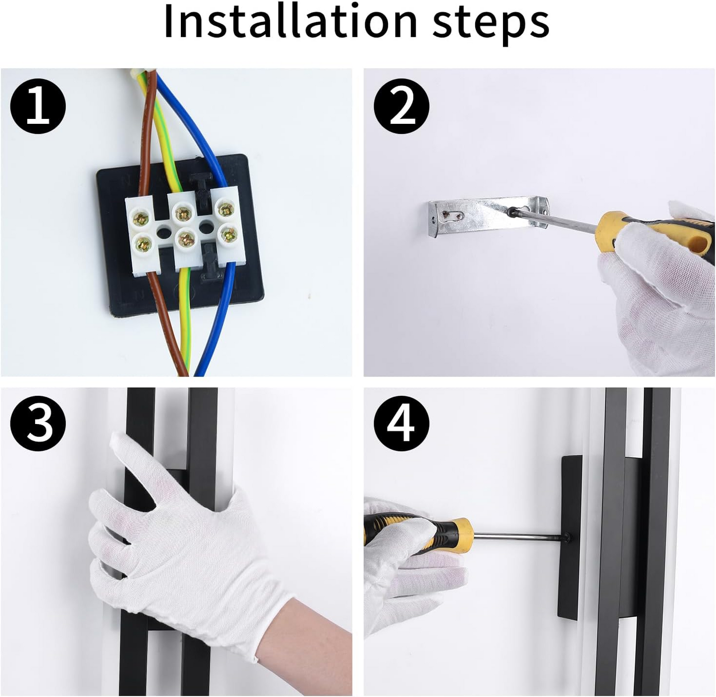 Acrylic and Metal Designed LED Wall Light
