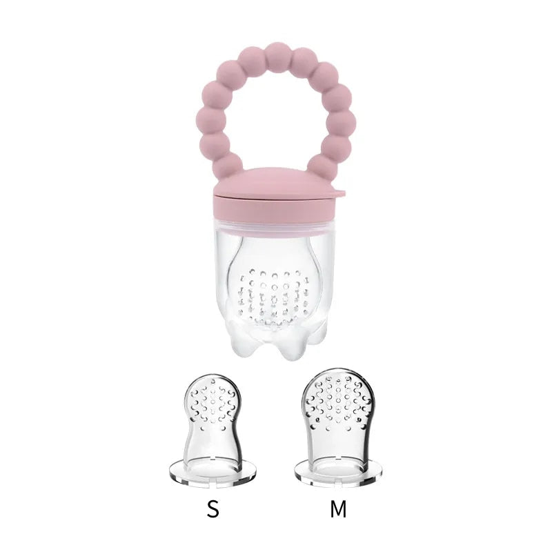 Smart Baby Food Feeder with Teething Ring - BPA Free