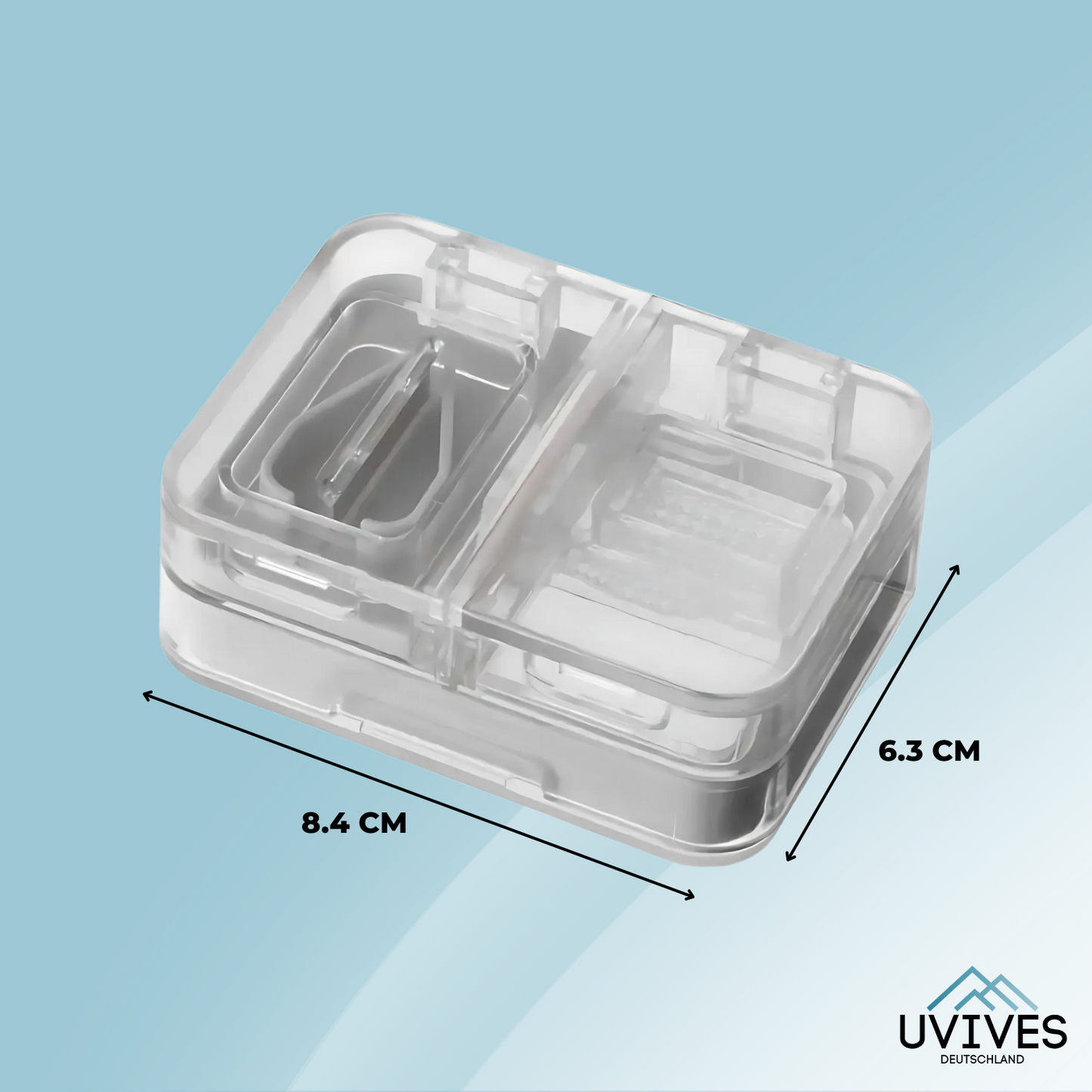 Buy One Get One Free | Smart 2-in-1 Pill Organizer with Built-in Cutter