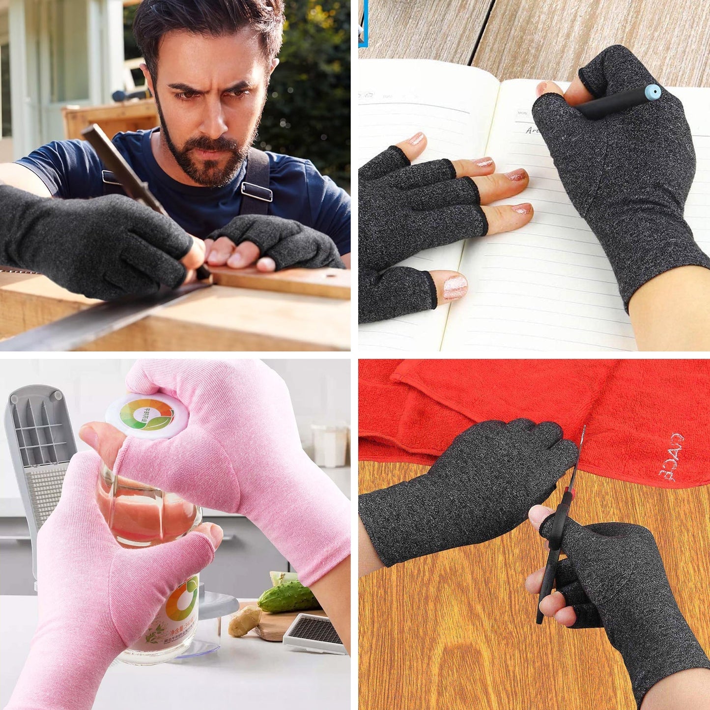 ActiveComfort Compression Gloves for Hand Relief
