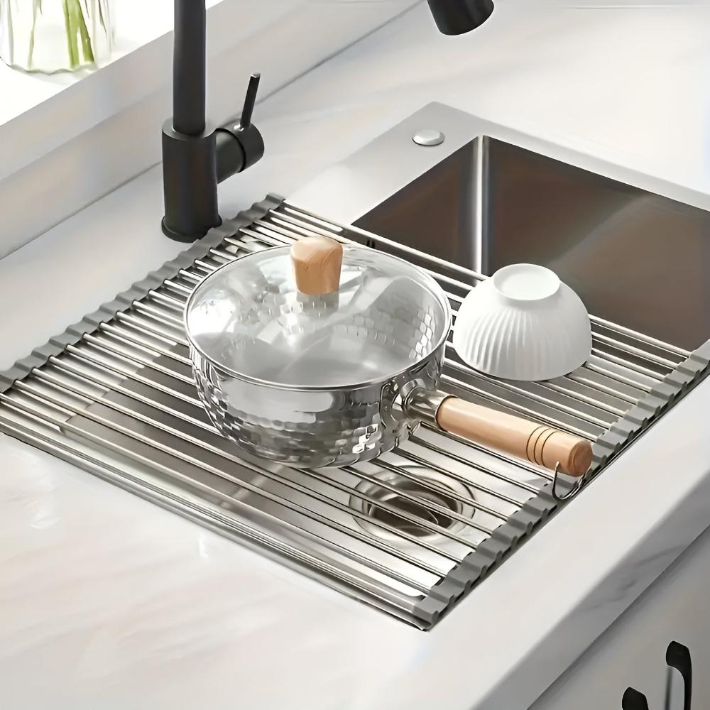 Durable Stainless Steel Over-Sink Drying Rack