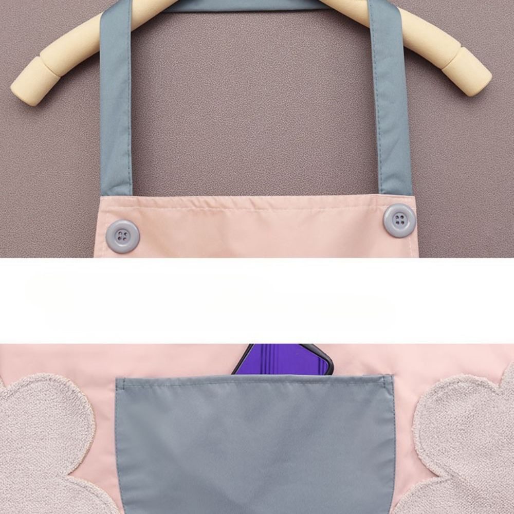 Charming Floral Waterproof Kitchen Apron