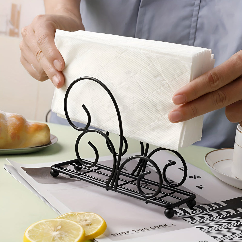 Chic Wave Napkin Organizer for Every Occasion