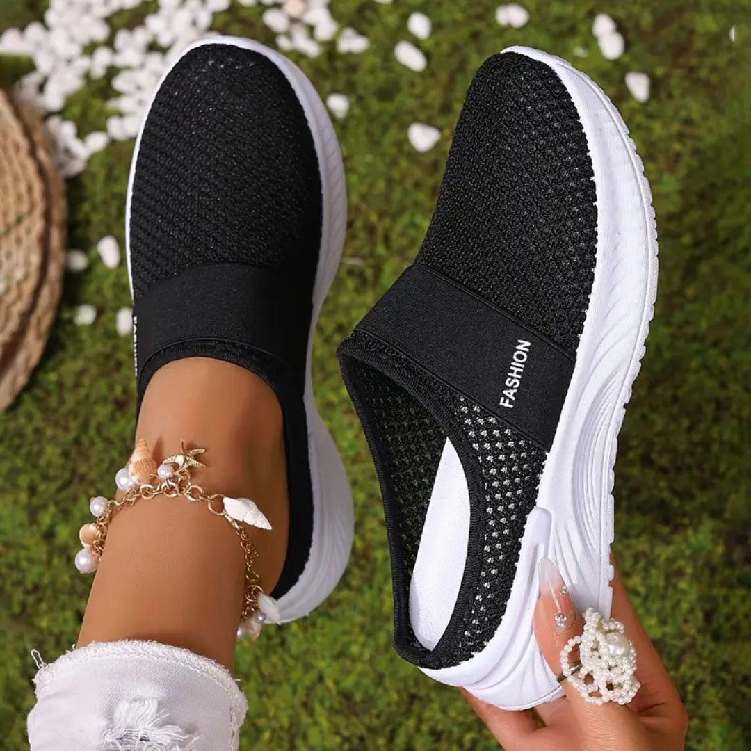 AirStride – Lightweight Mesh Slip-On Sneakers for Women