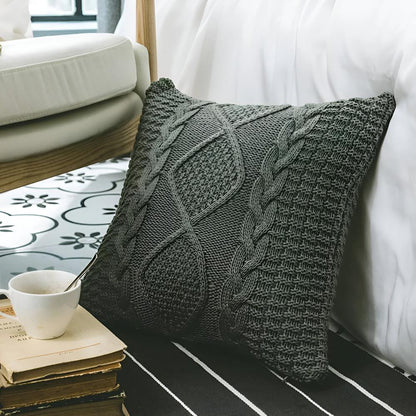 Luxurious Textured Cushion Cover for Cozy Living