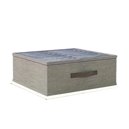 Chic Gray Fabric Organizer with 16 Compartments