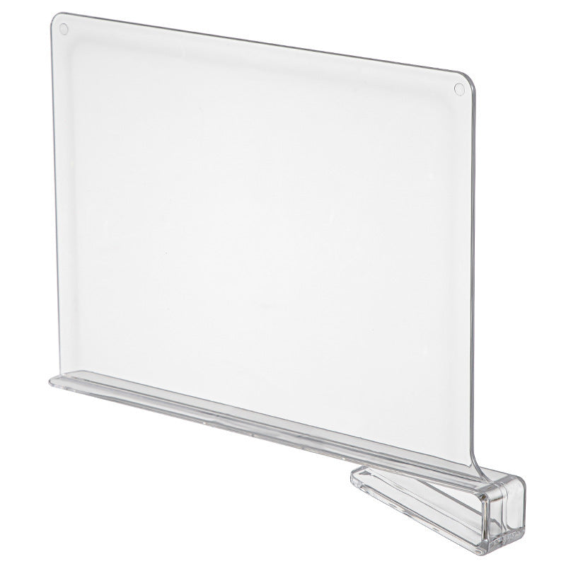 Acrylic Closet Organizer Shelf Divider for Efficient Storage