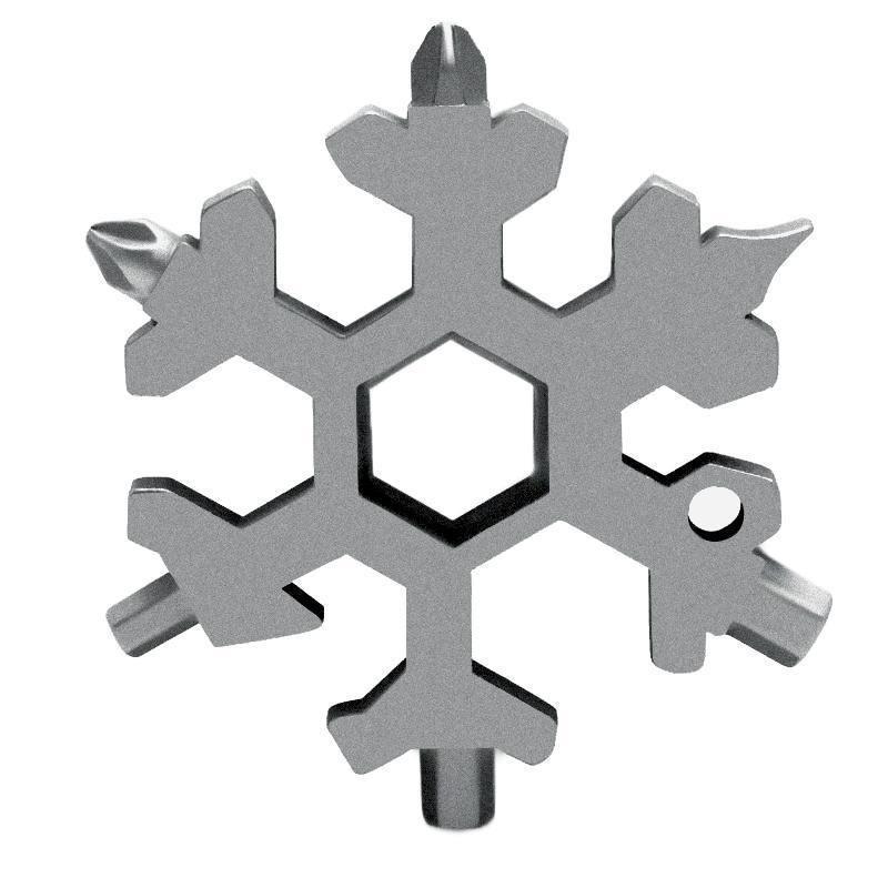 Multi-tool Snowflake Set with 18 Functions – Perfect Gift