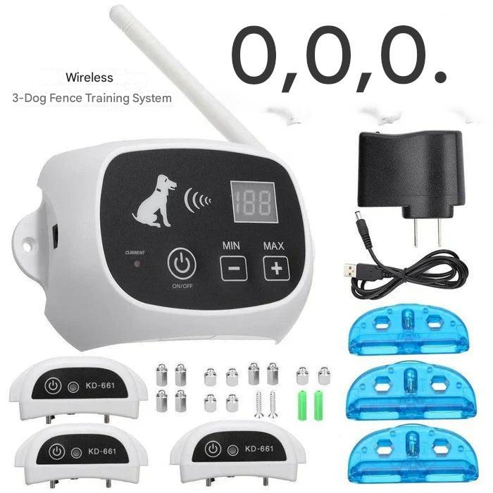 Wireless Dog Fence System with Training Feature – Ideal for Small to Large Yards
