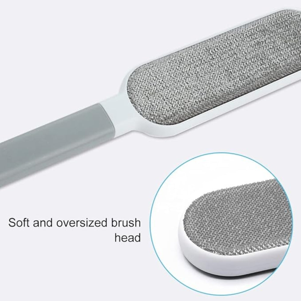 QuickClean Dual-Sided Lint Brush for Effortless Hair Removal