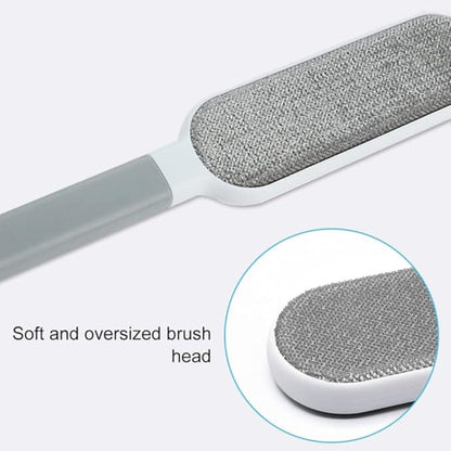 QuickClean Dual-Sided Lint Brush for Effortless Hair Removal