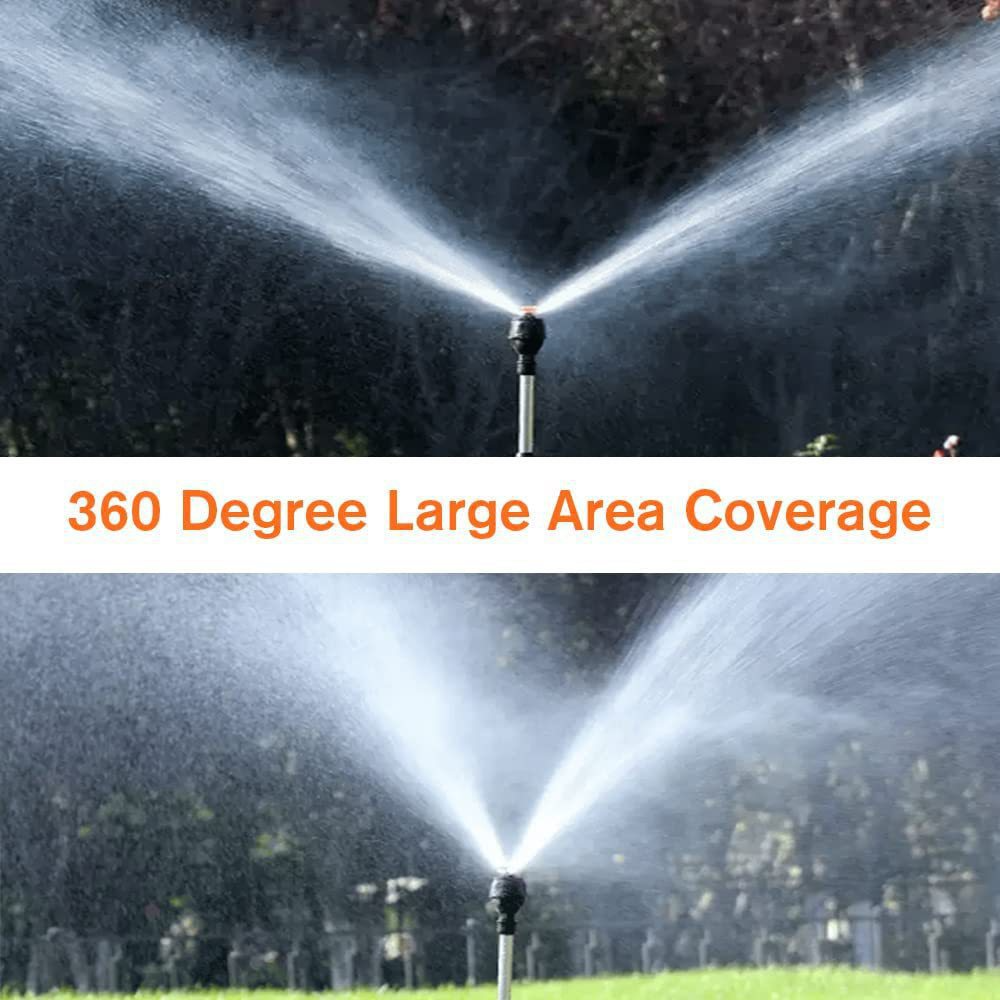 Automatic Rotating Garden Watering System with Collapsible Stand