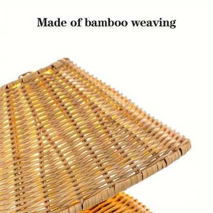 Eco-Chic Rattan Illuminator for Home Ambiance