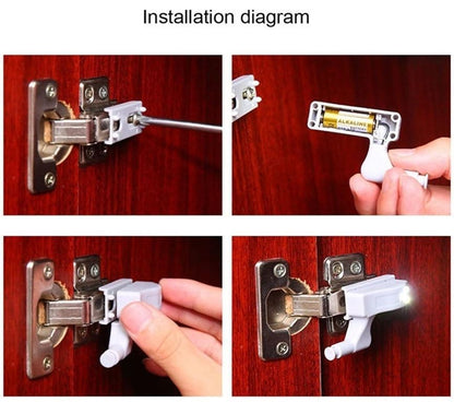 Motion-Activated LED Lights for Hinges (Pack of 10)