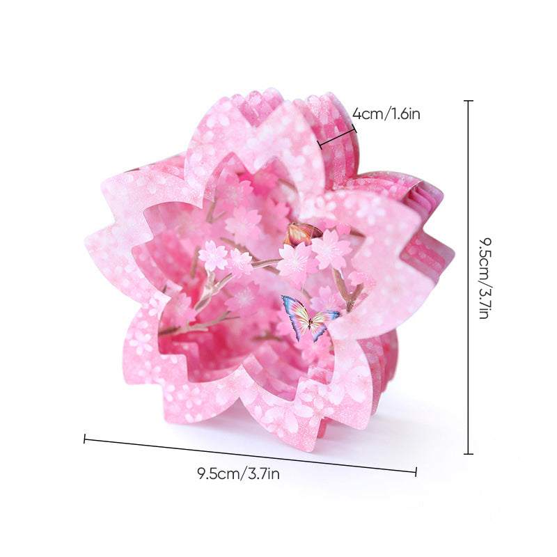 Elegant 3D Floral Pop-Up Card for Mother's Day Gift